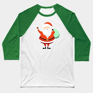 Cute Santa Baseball T-Shirt